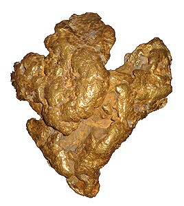 The Mojave Nugget discovered by Ty Paulson in 1977.