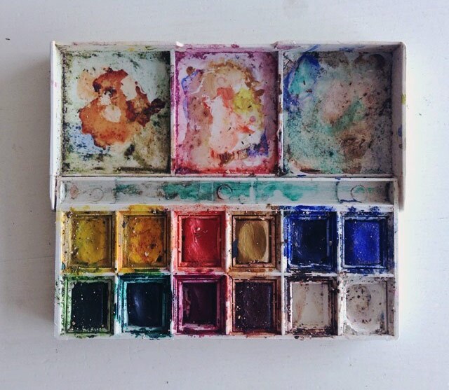 A set of watercolors