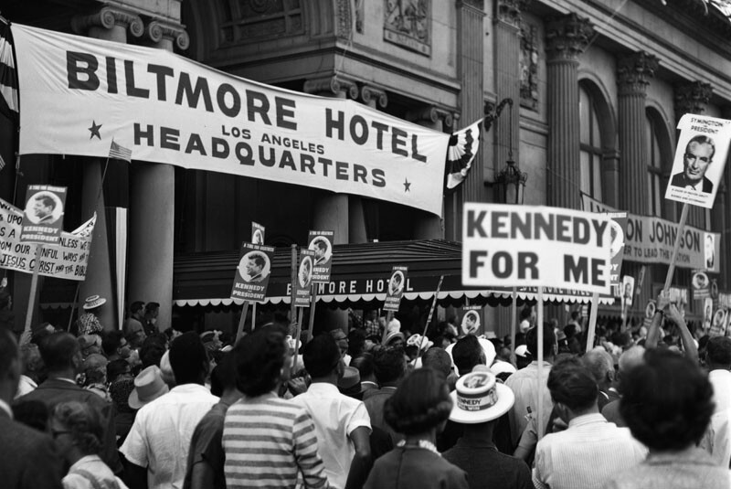 The Biltmore Hotel as the headquarters for the 1960 Democratic National Convention
